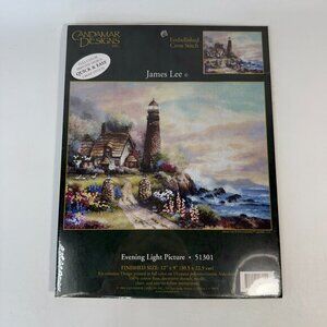 Candamar Designs Evening Light Picture Cross Stitch‎ Kit James Lee 51301 Beach